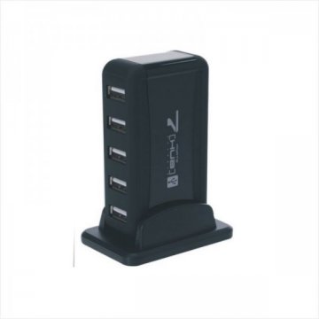7POTR USB HUB - 附變壓器 (足2A)